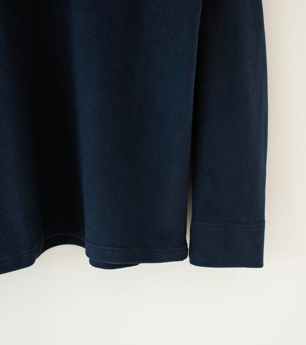 DERRICK 'Bankside Top' (Oxford Blue Near Velvet Towelling)