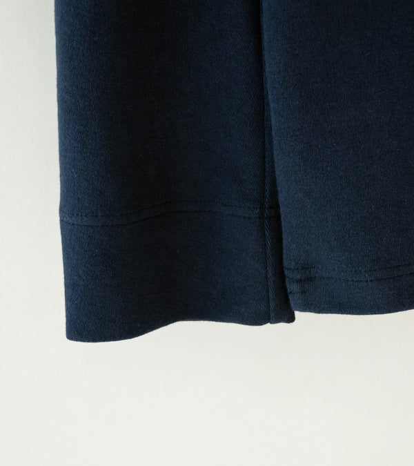 DERRICK 'Bankside Top' (Oxford Blue Near Velvet Towelling)