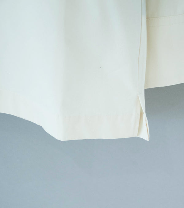 DERRICK 'Relay Shirt' (Ivory Cotton Silk Slubbed Weathercloth)