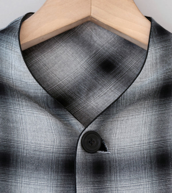 DERRICK 'Company SB Jacket' (Grey Black Pyjama Viscose Shadow Check)