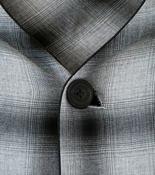 DERRICK 'Company SB Jacket' (Grey Black Pyjama Viscose Shadow Check)