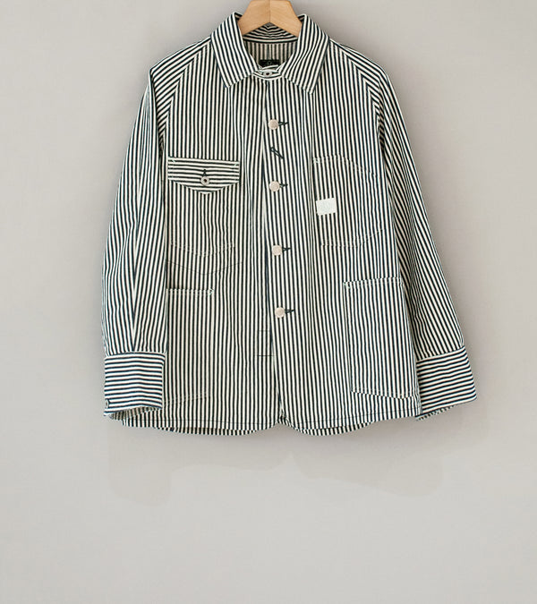 Post Overalls 'Engineer's Jacket' (Indigo Express Stripe Cotton)