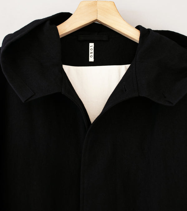 Sono 'Pablo Parka' (Black Linen Wool)
