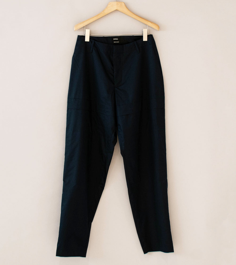 DERRICK 'Document Trouser' (Oxford Blue High Density Weave Cotton Twill)