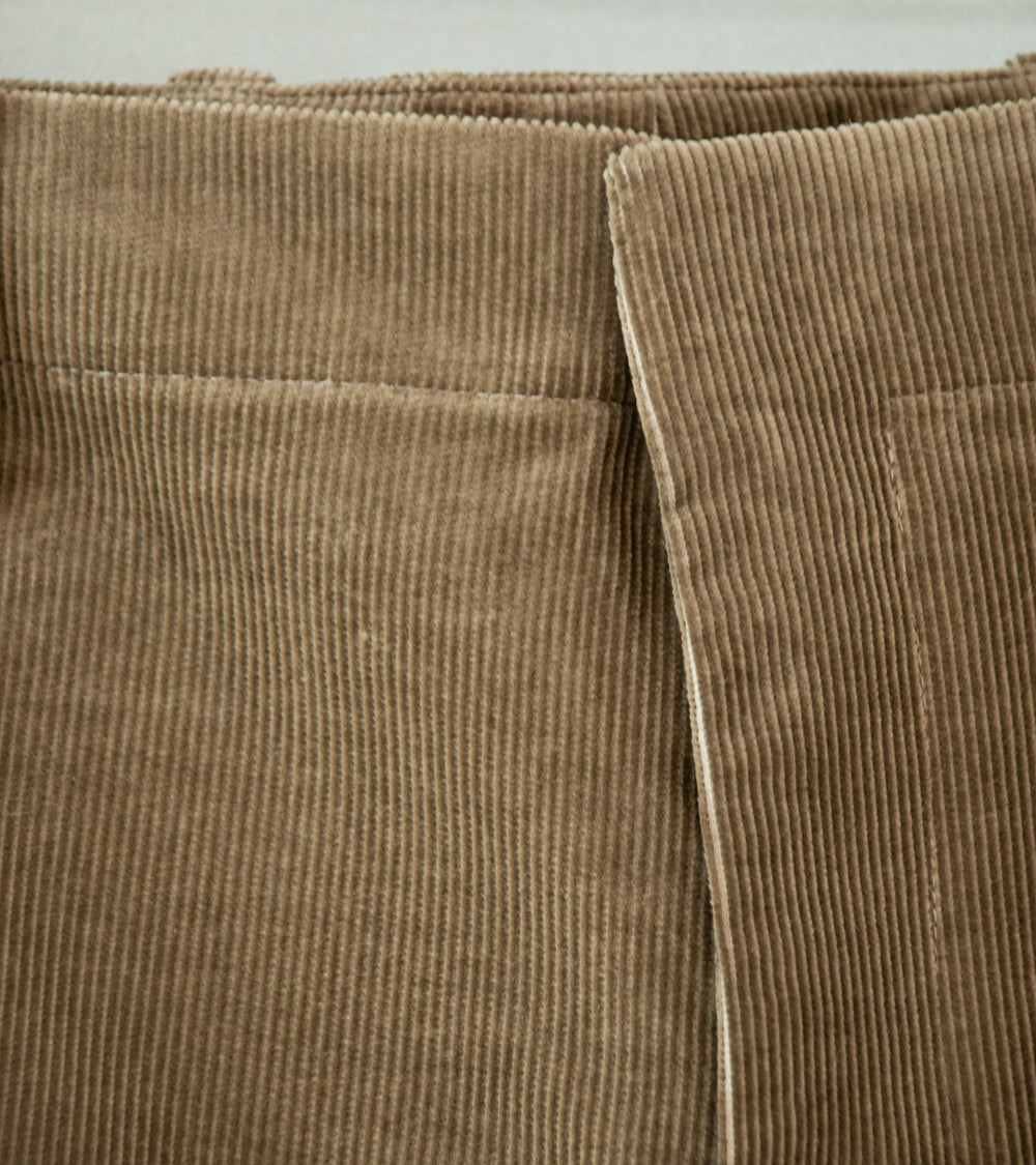DERRICK 'Cord Transit Trouser' (Taupe Italian Pontoglio Corduroy)