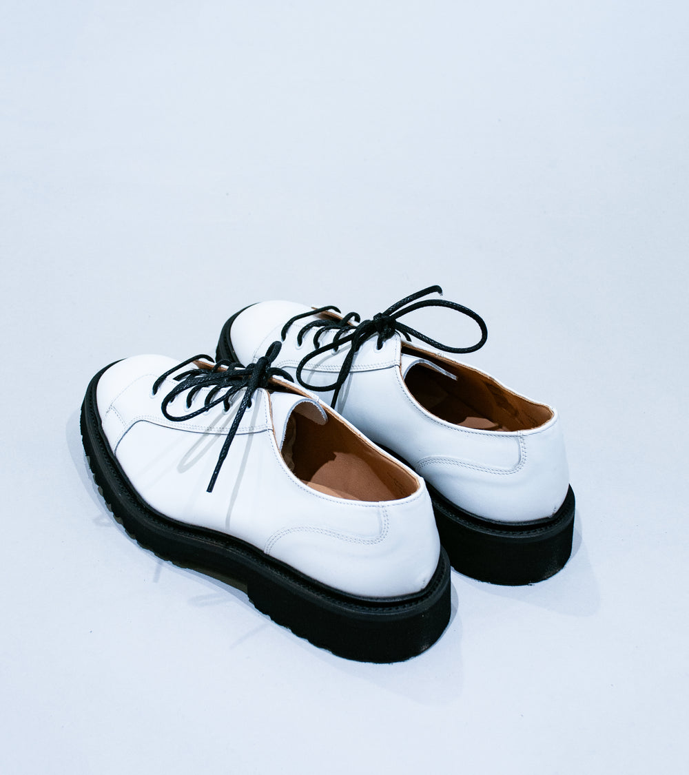 James Coward 'Trickers Monkey Shoe' (White Calf Leather)