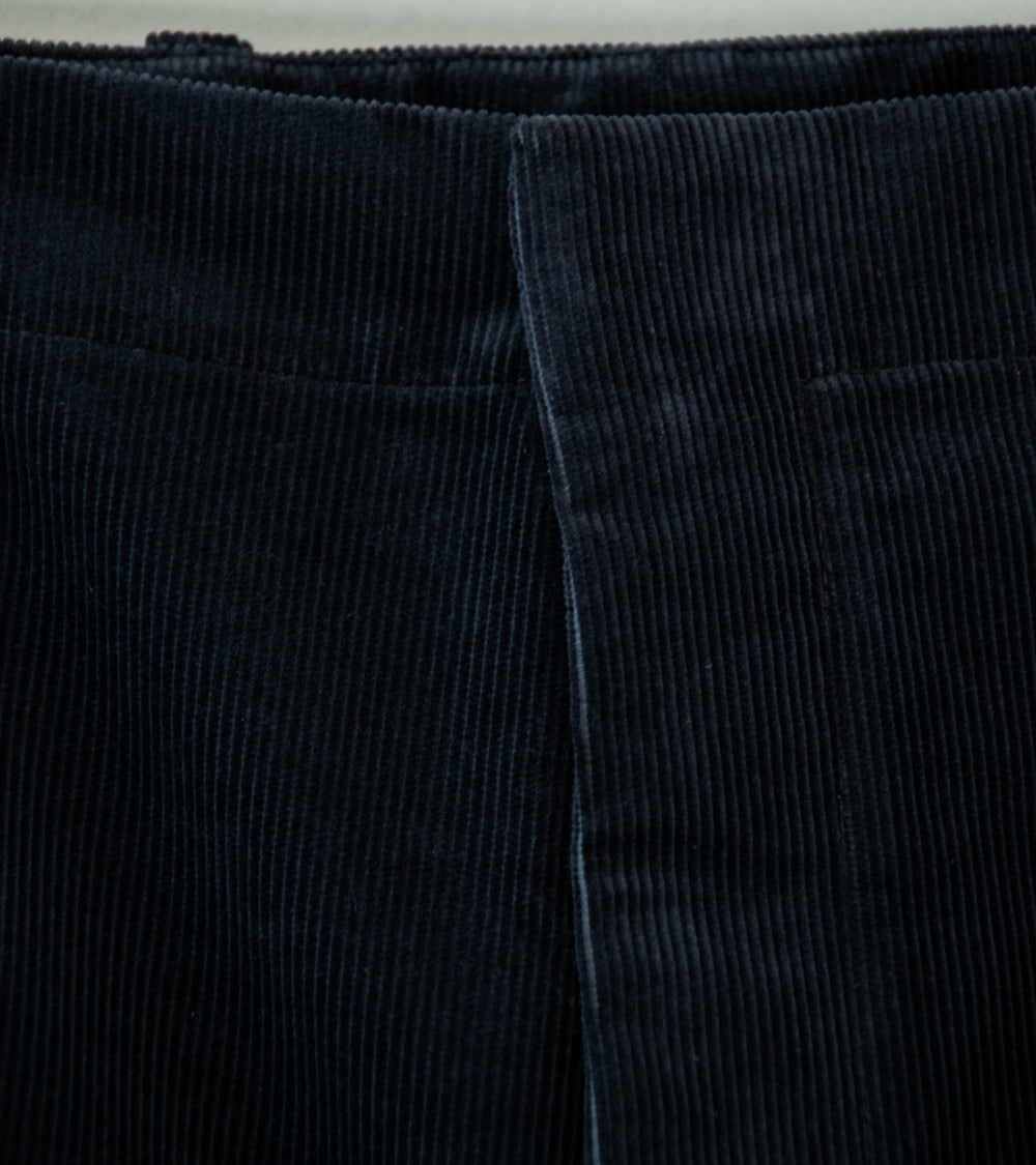 DERRICK 'Cord Transit Trouser' (Ash Black Italian Pontoglio Corduroy)
