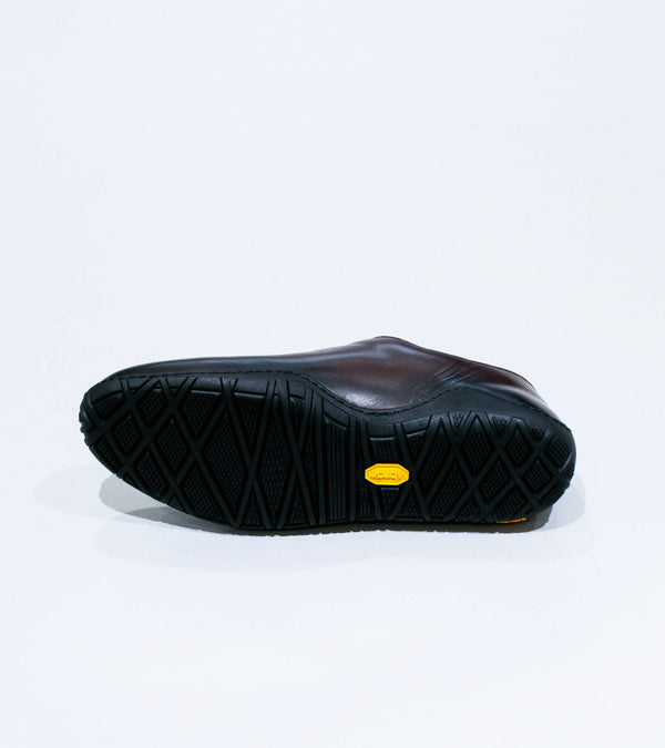 DERRICK 'Oxford Runner' (Oxblood Hand Burnished Calf Leather)