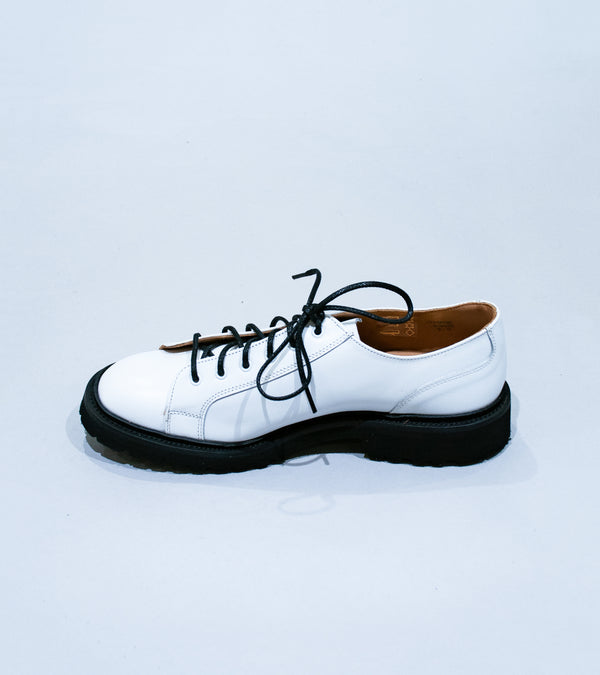 James Coward 'Trickers Monkey Shoe' (White Calf Leather)