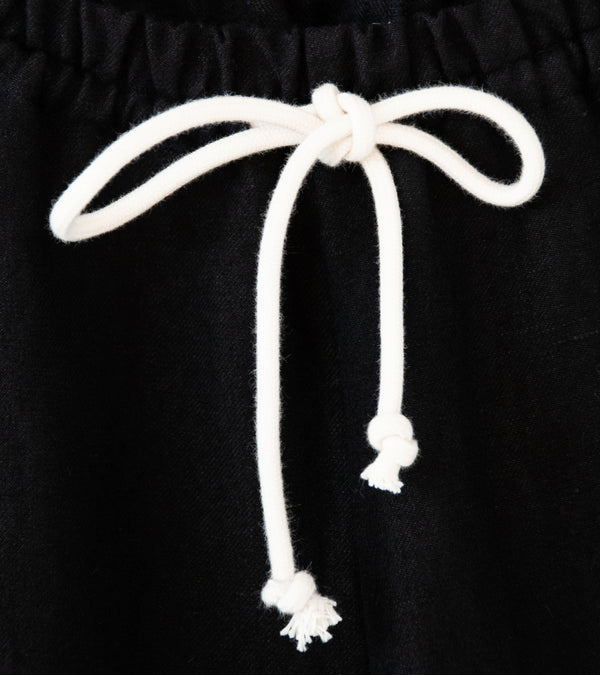 Sono 'Johnny Joggers' (Black Linen Wool)