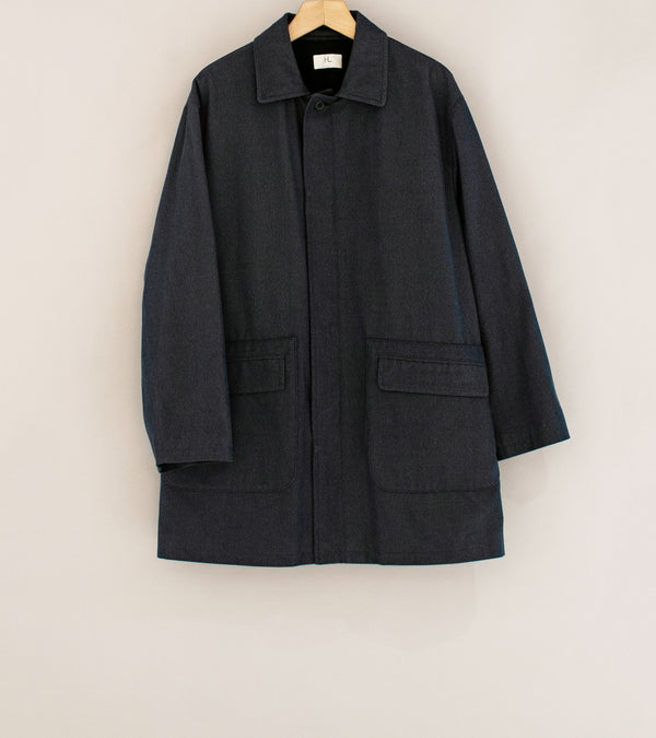 Herill 'Cotton Twill Short Coat' (Navy)