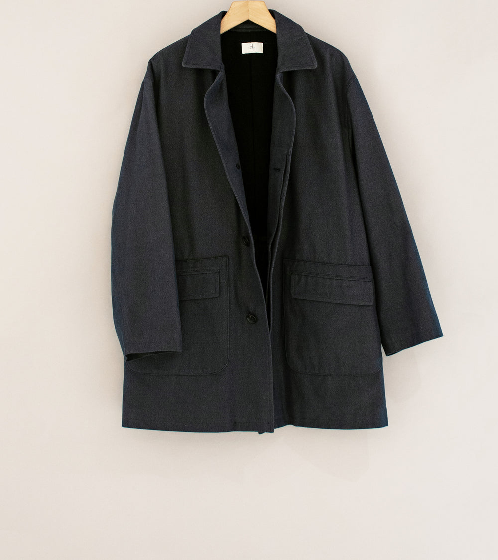 Herill 'Cotton Twill Short Coat' (Navy)