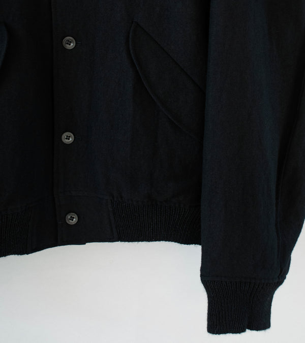 Sono 'Bo Bomber' (Black Linen Wool)