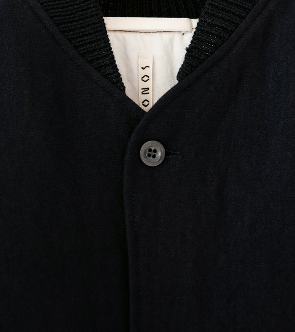Sono 'Bo Bomber' (Black Linen Wool)