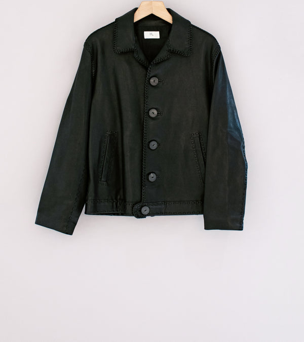 Herill 'Sheep Leather Western Jacket' (Black)