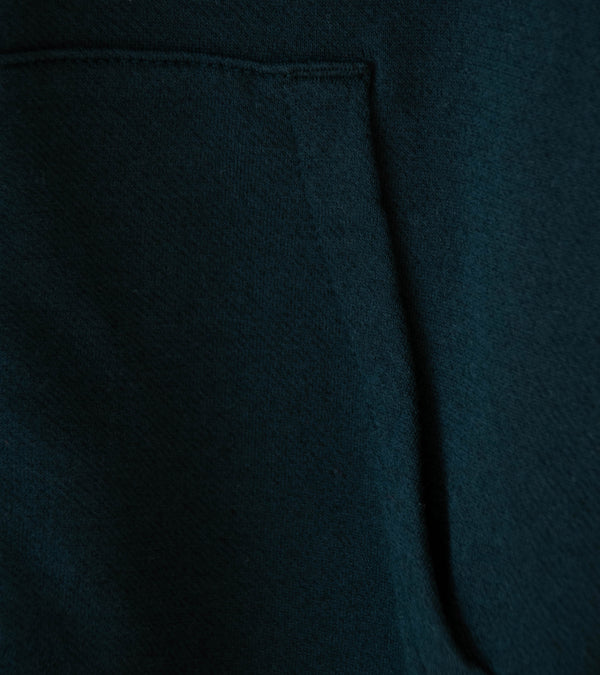 Auralee 'High Twist Light Sweat Zip Parka' (Black)