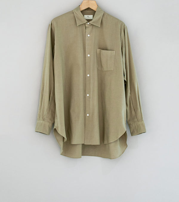 Herill 'Cotton Cashmere Regular Collar Shirt' (Beige)