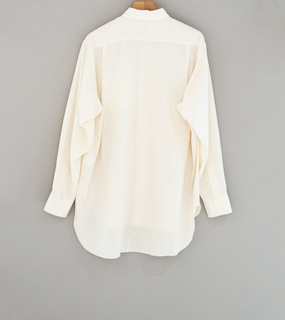 Herill 'Cotton Cashmere Regular Collar Shirt' (White)