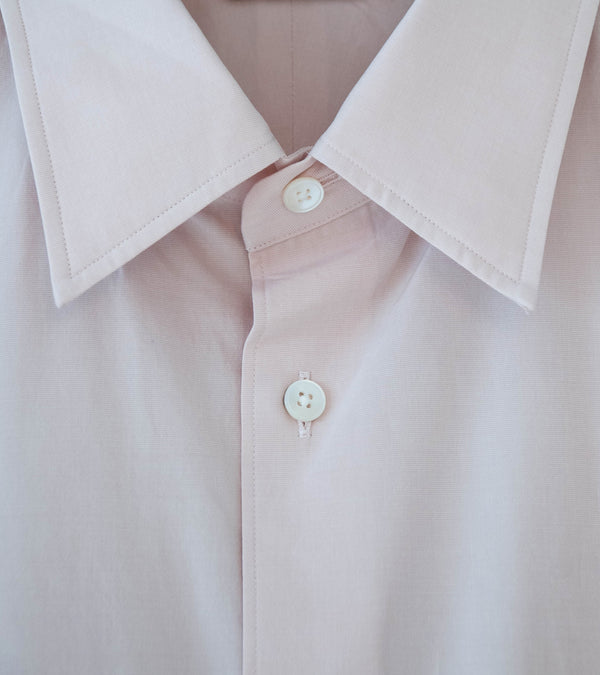 Auralee 'Washed Finx Weather Chambray Shirt' (Pink Beige)