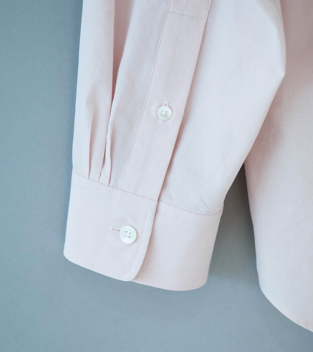 Auralee 'Washed Finx Weather Chambray Shirt' (Pink Beige)