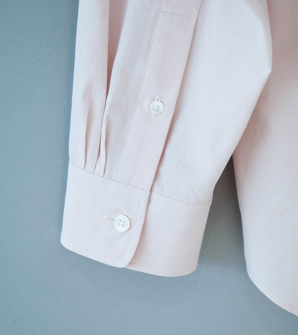 Auralee 'Washed Finx Weather Chambray Shirt' (Pink Beige)