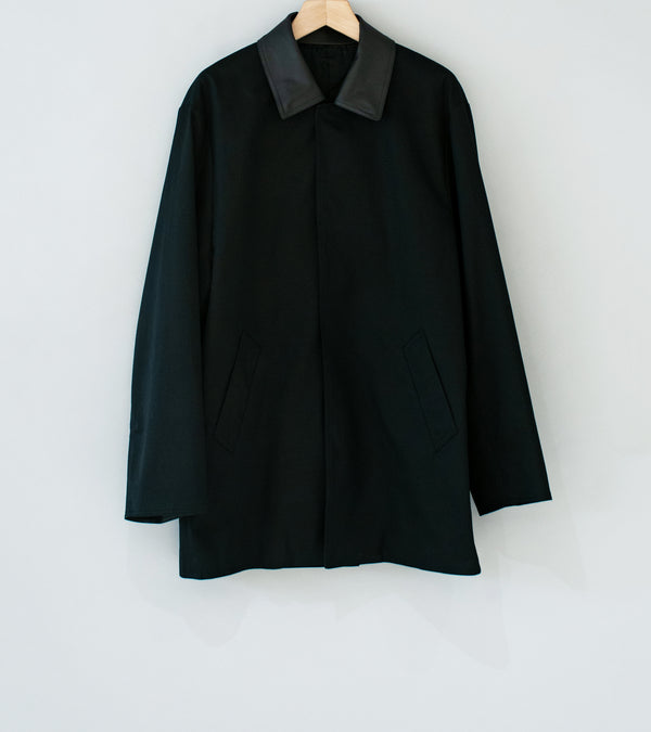 Stein 'Cotton Twill Contrast Car Jacket' (Black)