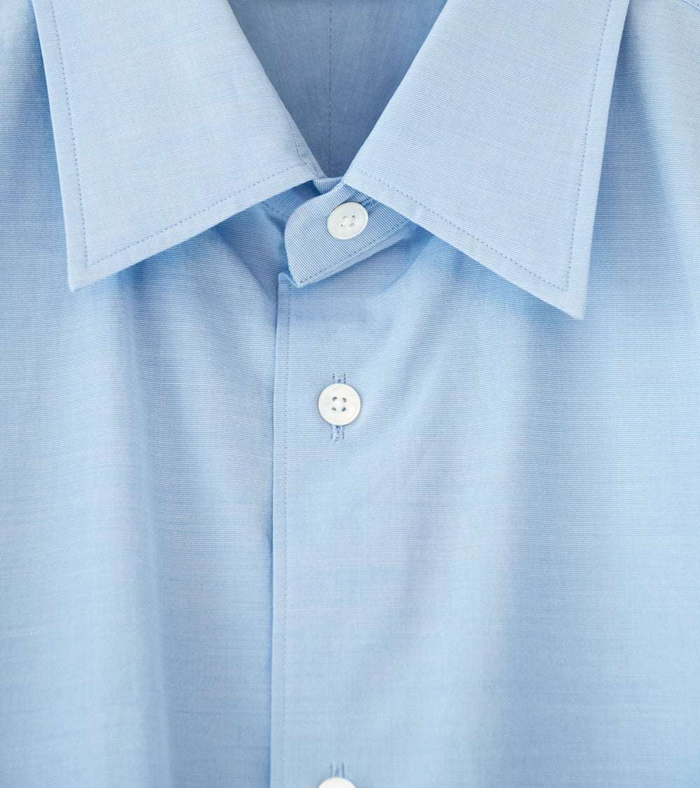 Auralee 'Washed Finx Weather Chambray Shirt' (Light Blue)