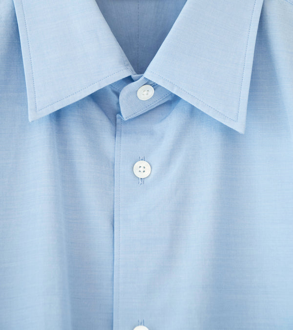 Auralee 'Washed Finx Weather Chambray Shirt' (Light Blue)