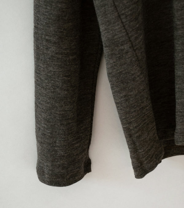 Sono 'Luno Longsleeve' (Charcoal Organic Merino Wool)