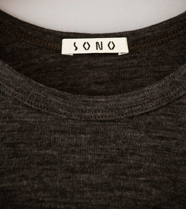 Sono 'Luno Longsleeve' (Charcoal Organic Merino Wool)