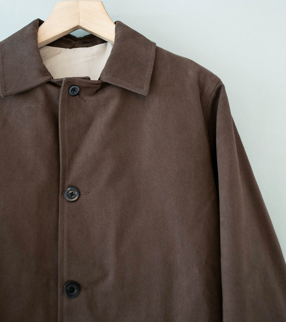 Conkers 'Bruton Blazer' (Dark Brown Heavy Peached Twill)