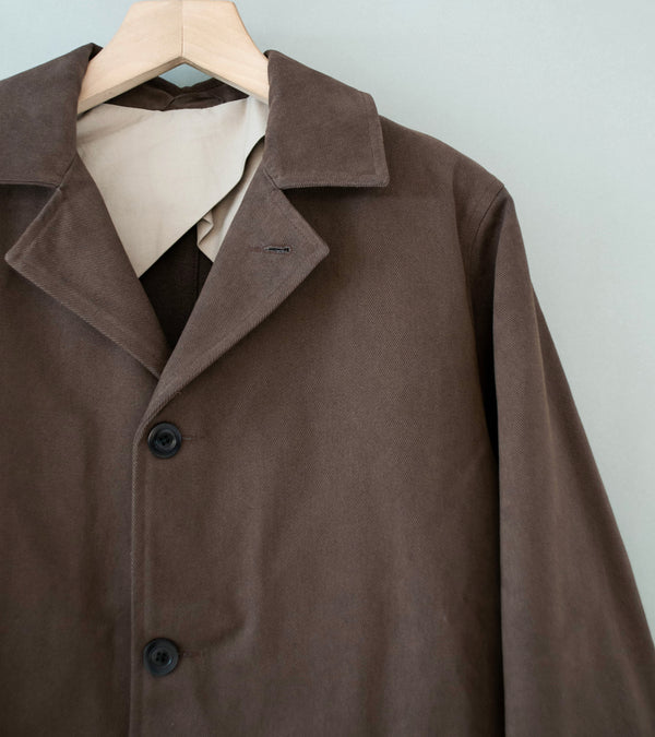 Conkers 'Bruton Blazer' (Dark Brown Heavy Peached Twill)