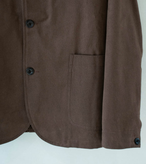 Conkers 'Bruton Blazer' (Dark Brown Heavy Peached Twill)