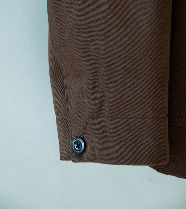 Conkers 'Bruton Blazer' (Dark Brown Heavy Peached Twill)