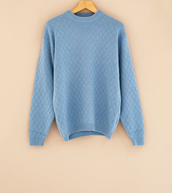 Herill 'Diapattern Pullover' (Sax)