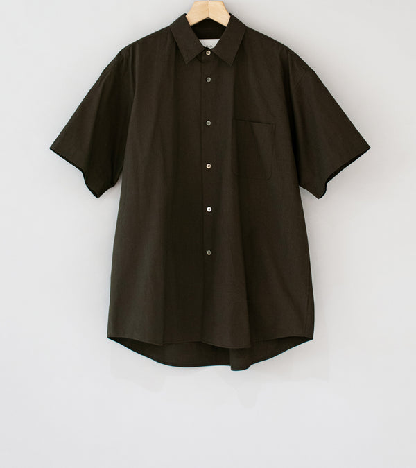 Stein 'Oversized Short Sleeve Shirt' (Military Khaki)