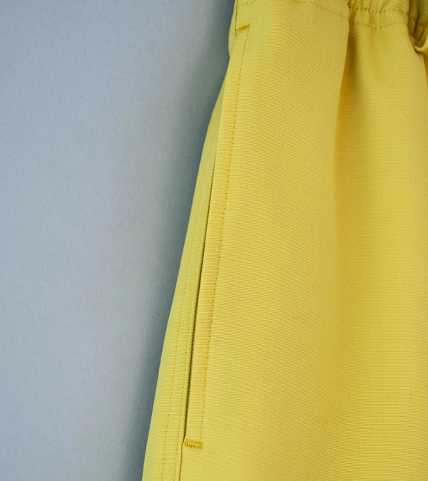 Auralee 'Wool Max Canvas Shorts' (Mustard Yellow)