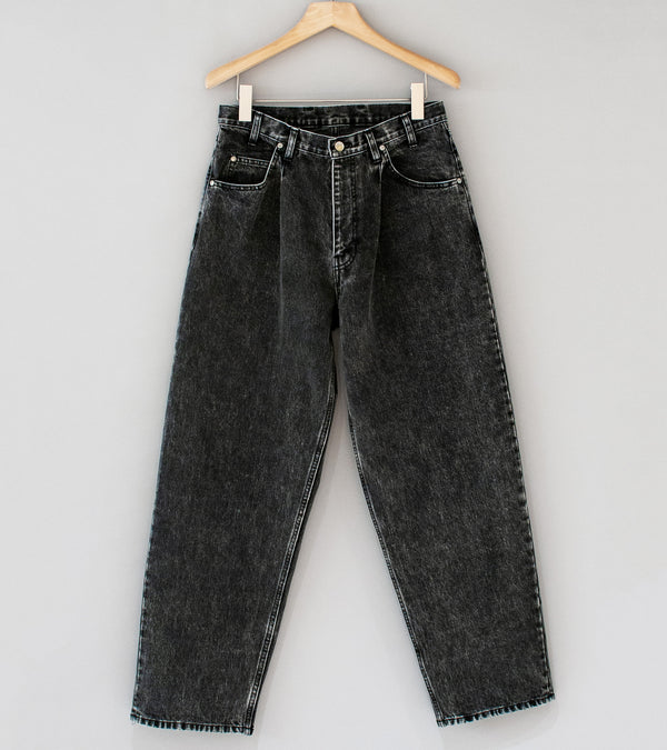 Stein 'Chemical Bleached Denim Jeans' (Black)