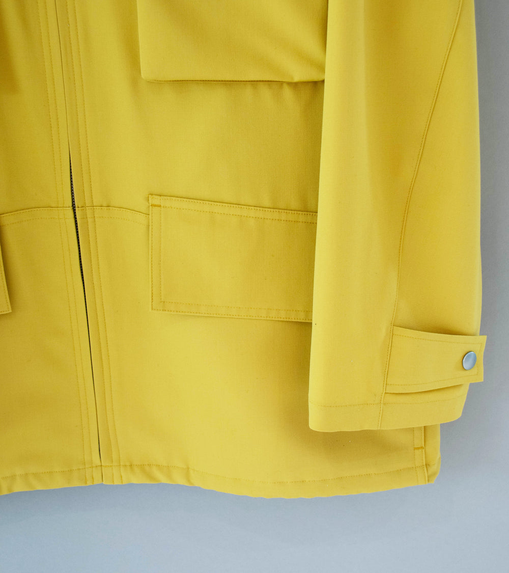 Auralee 'Wool Max Canvas Blouson' (Mustard Yellow)