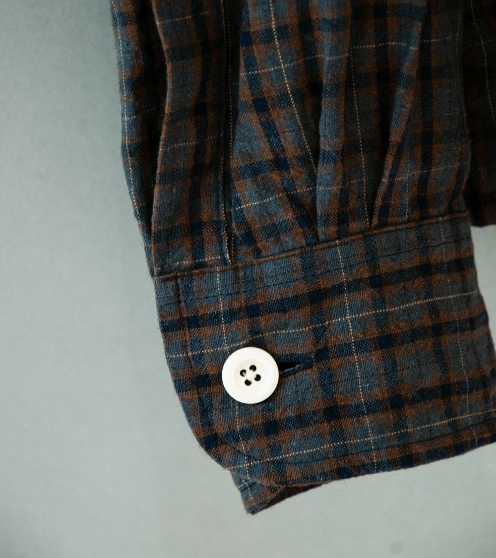 Conkers 'Farmers Shirt' (Dusk Dishcloth Linen)