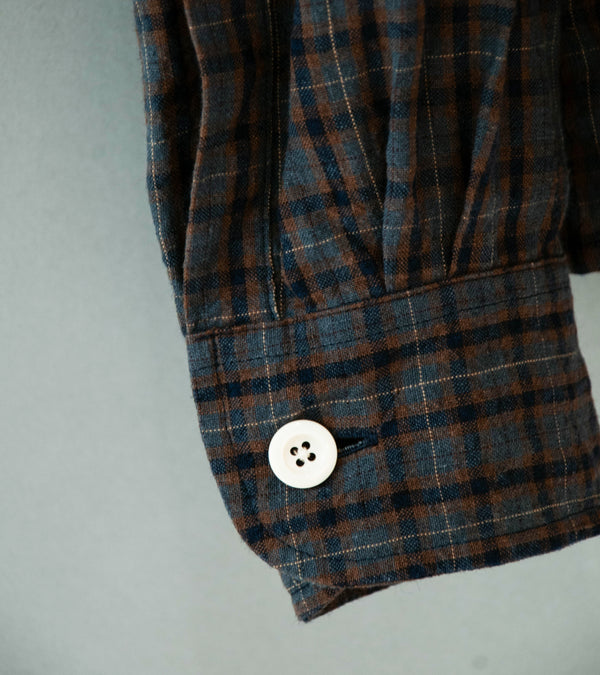 Conkers 'Farmers Shirt' (Dusk Dishcloth Linen)