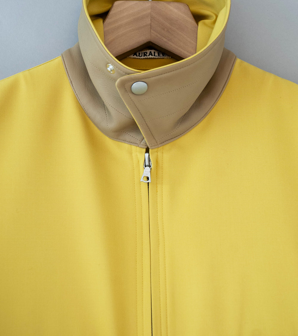 Auralee 'Wool Max Canvas Blouson' (Mustard Yellow)