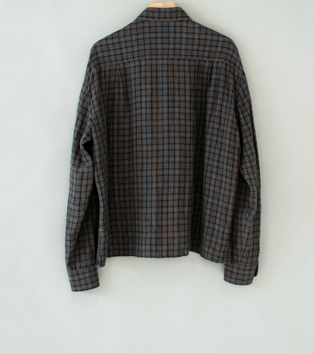 Conkers 'Farmers Shirt' (Dusk Dishcloth Linen)