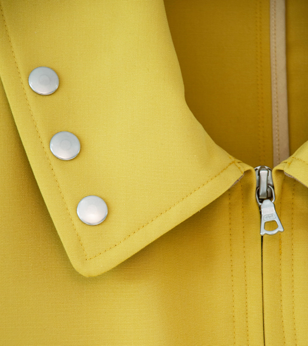 Auralee 'Wool Max Canvas Blouson' (Mustard Yellow)