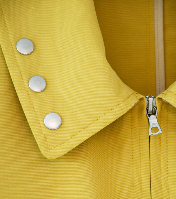 Auralee 'Wool Max Canvas Blouson' (Mustard Yellow)