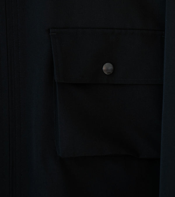 Auralee 'Wool Max Canvas Blouson' (Black)