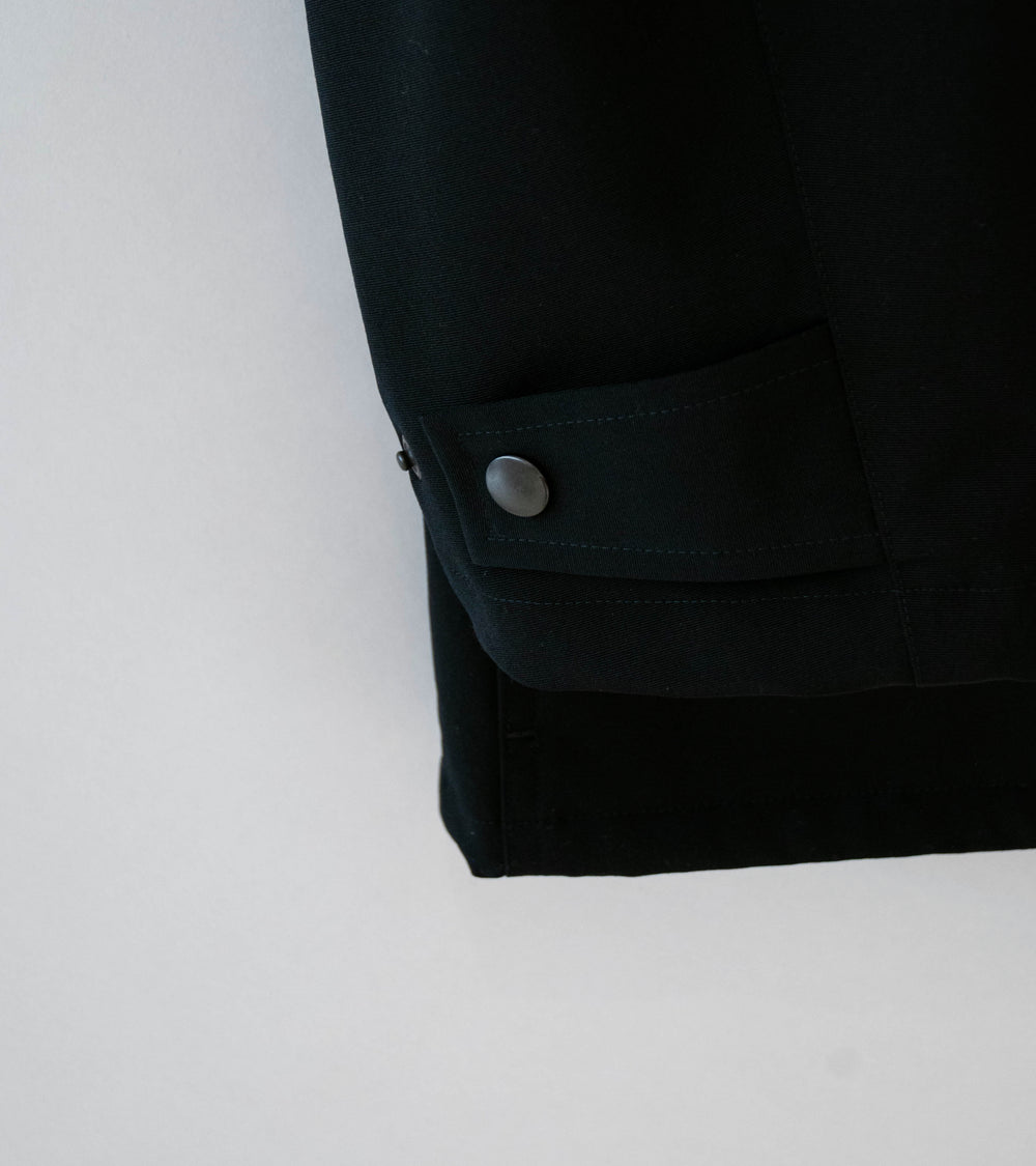 Auralee 'Wool Max Canvas Blouson' (Black)