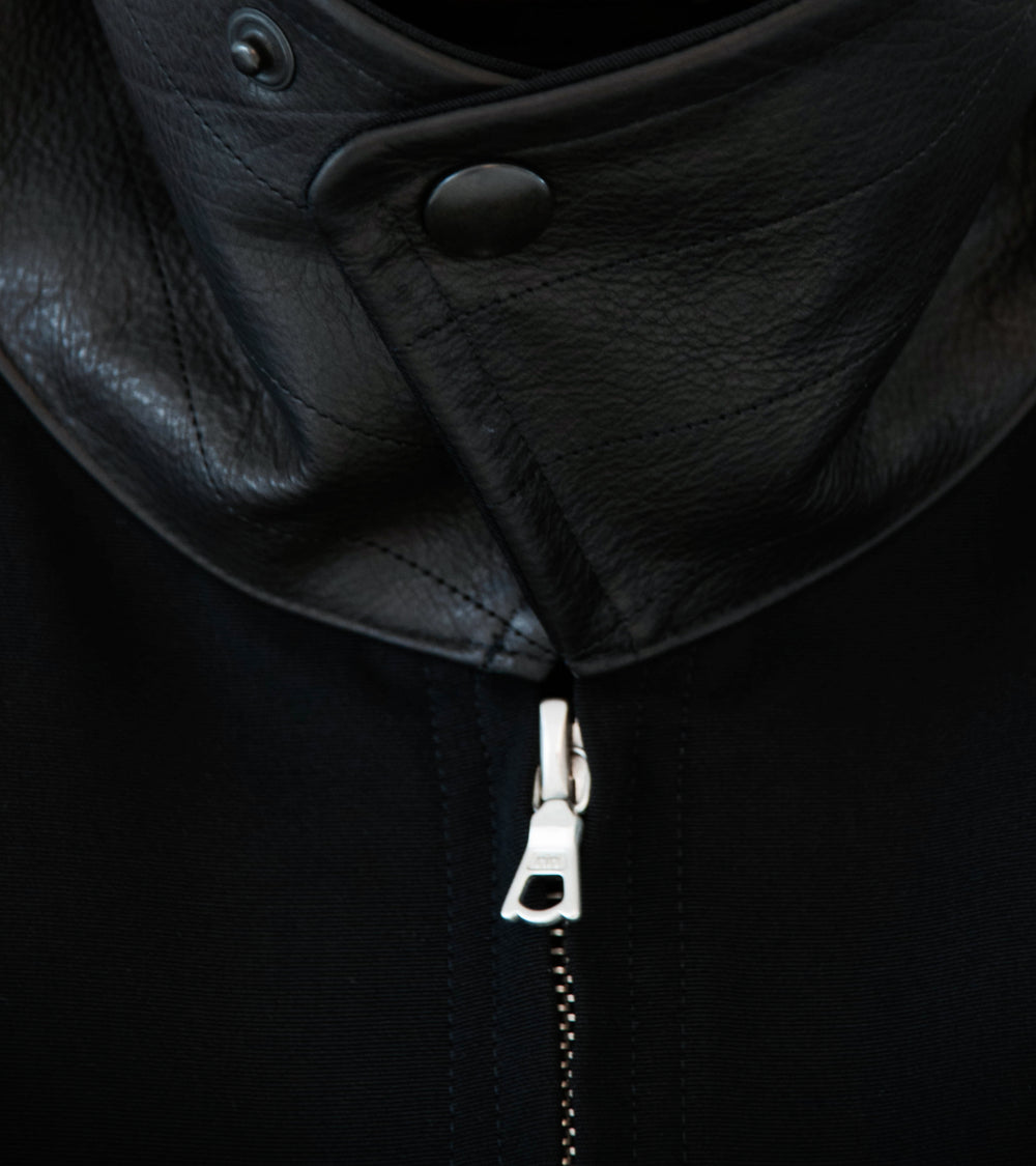 Auralee 'Wool Max Canvas Blouson' (Black)