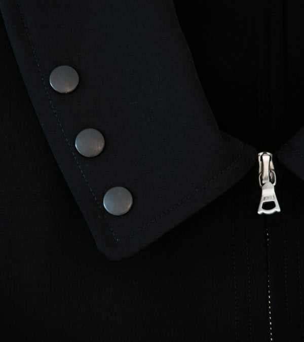 Auralee 'Wool Max Canvas Blouson' (Black)