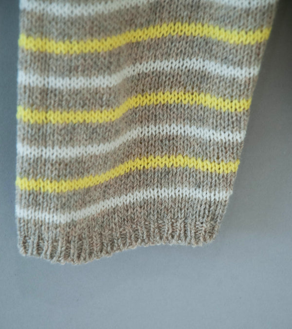 Auralee 'Summer Cashmere Knit P/O' (Beige / Yellow)